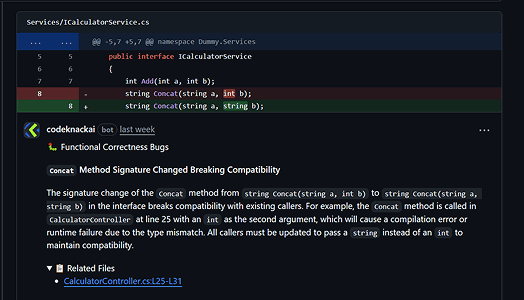Code Review Agent Interface